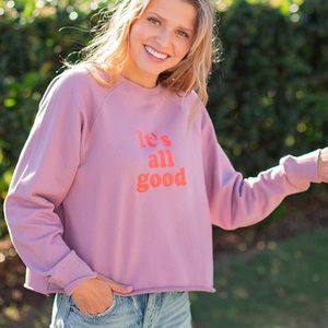 Natural Life Cropped Sweatshirt